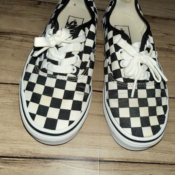 Vans Checkerboard Black White Skater Shoes Off The Wall 6 W 4.5 M - Picture 2 of 10